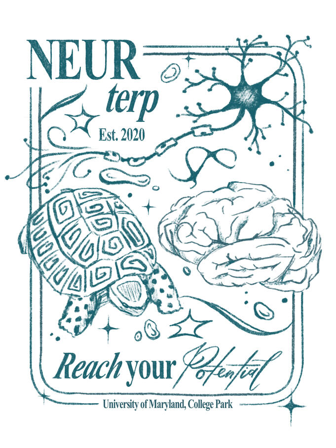 Neuroscience @ UMD T-shirt Design