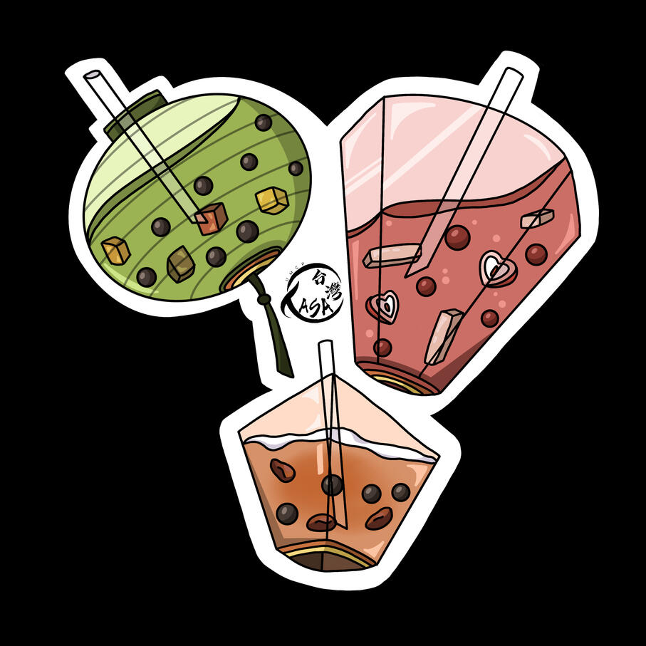 UMD Taiwanese Asian Student Association Sticker Design